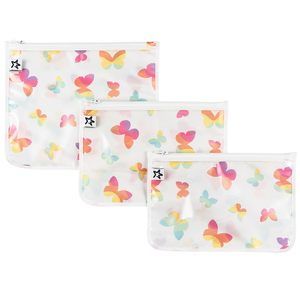 Mess-proof Travel Bags, Airline Compliant, Zipper Closure, Clear Front Pouch,💚